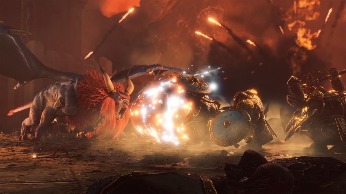 Total War Warhammer 3 Lammasu.
